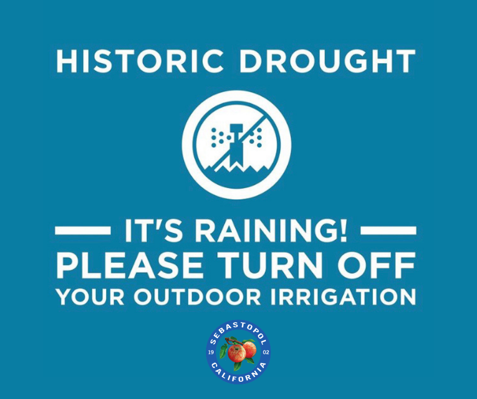 10/25: Please Turn Off Your Outdoor Irrigation