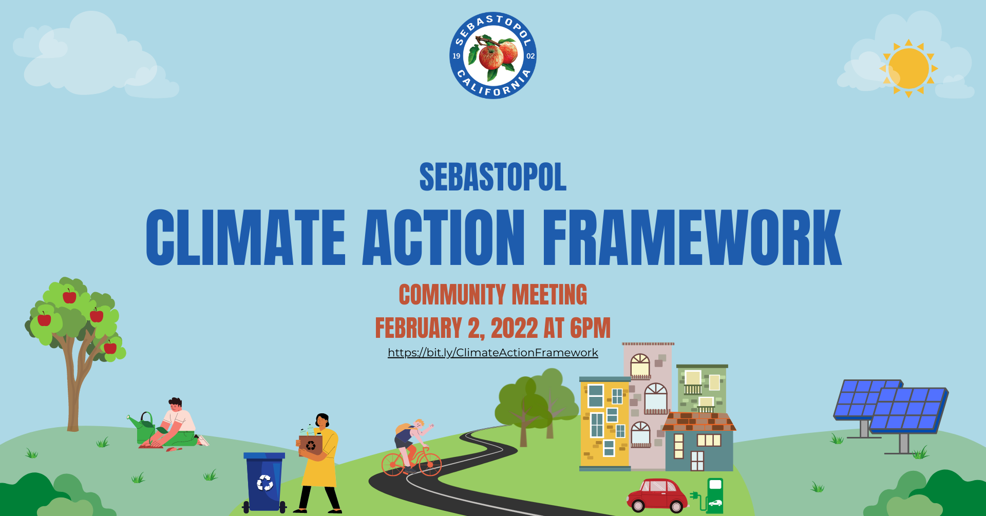 1/13: Sebastopol Invites Community Members to Help Set Climate Priorities