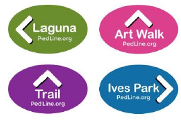 PedLine installation of sidewalk markers to be completed in October