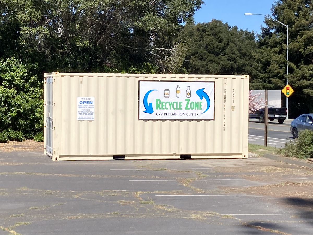 3/15: New Recycling & Redemption Center NOW Open in the Community Church of Sebastopol Parking Lot